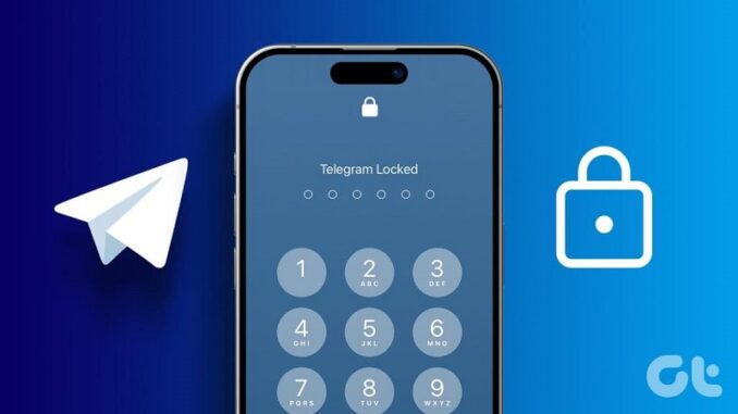 how to lock telegram on android